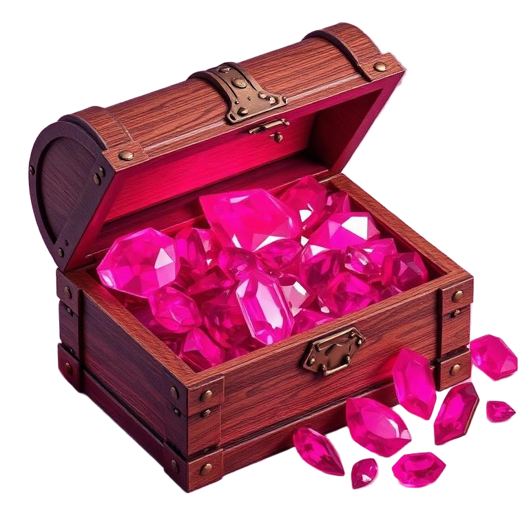Ruby Chest ruby illustration